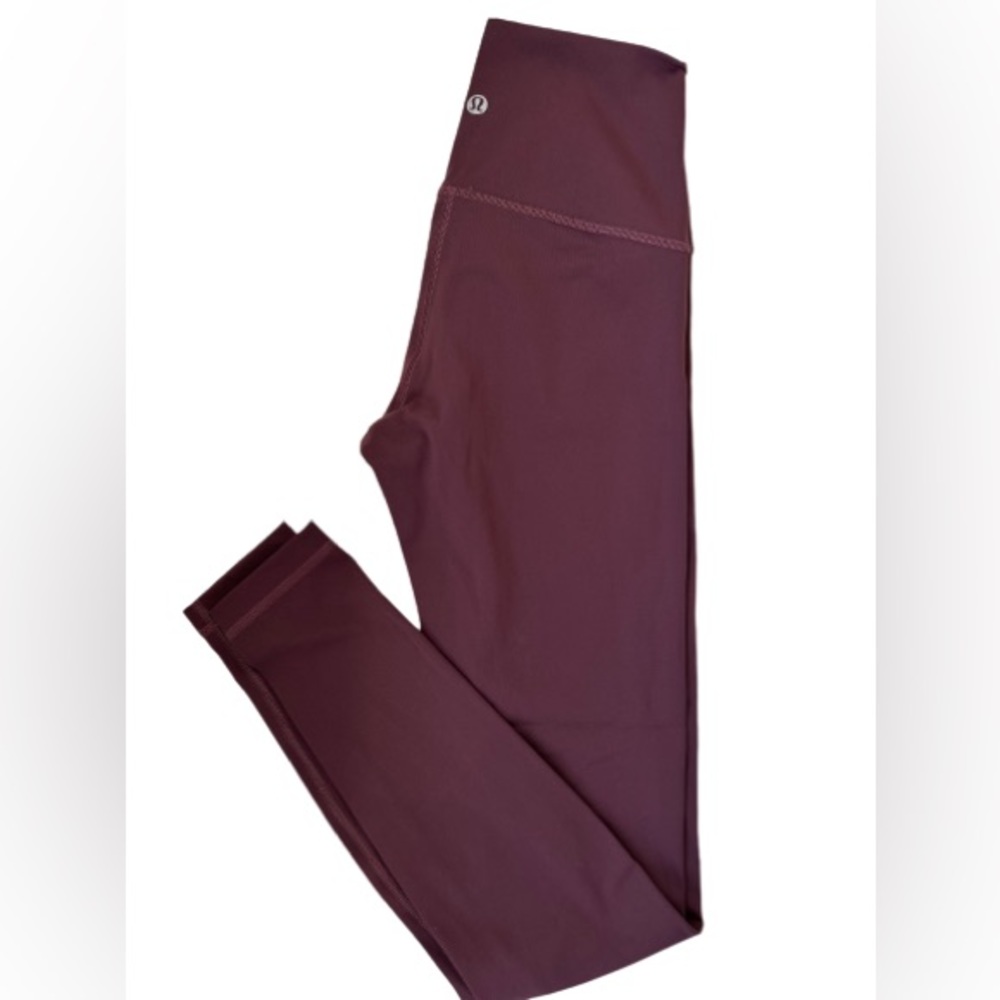 lululemon athletica High-Rise Leggings in Plum, size 4, very good use condition